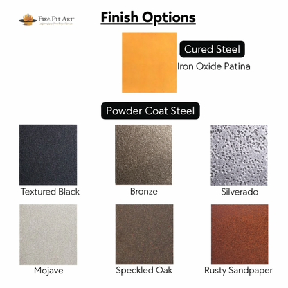 Fire Pit Art-Third Rock Globe Steel Fire Pit