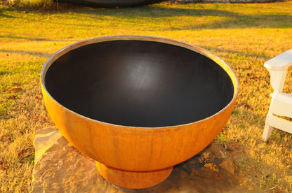 Fire Pit Art-Crater Steel Fire Pit