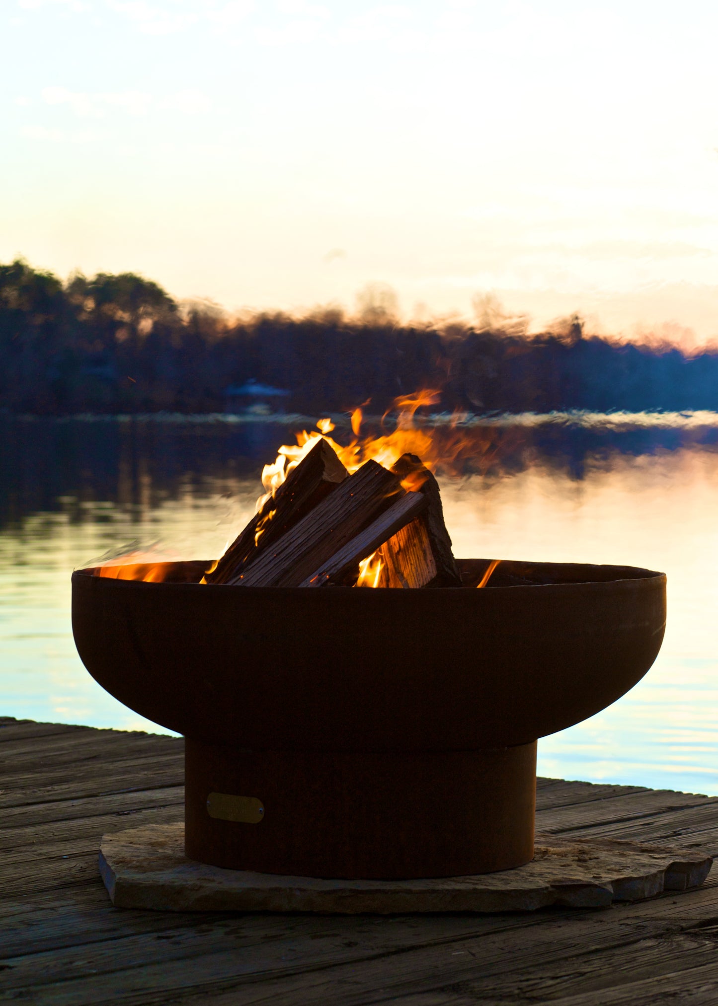 Fire Pit Art-Low Boy Steel Fire Pit