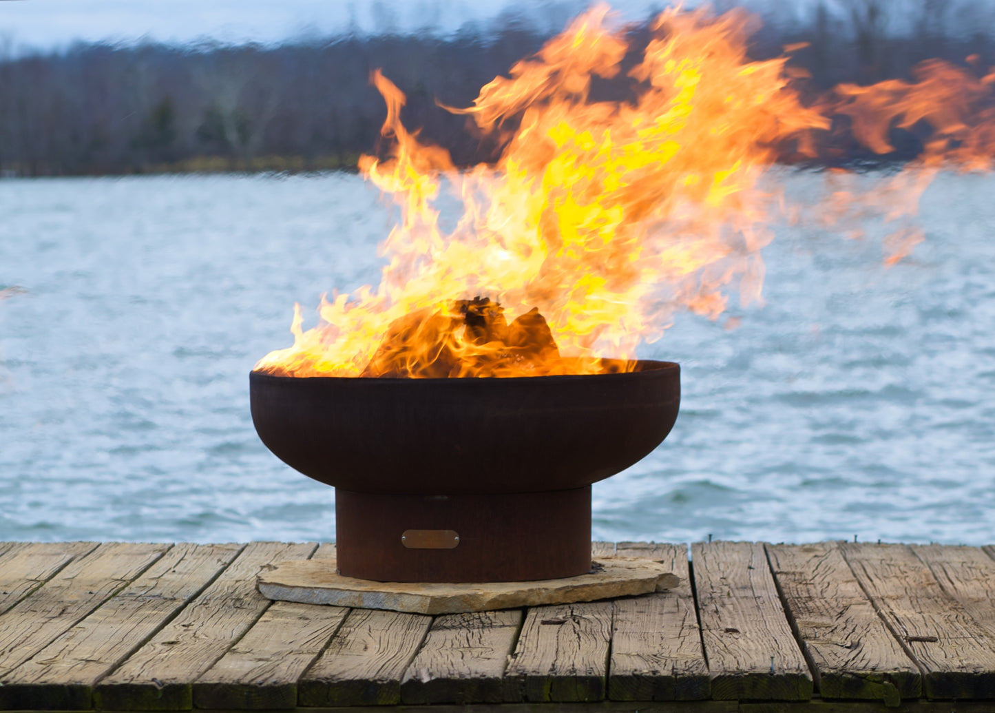 Fire Pit Art-Low Boy Steel Fire Pit