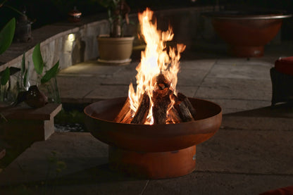 Fire Pit Art-Low Boy Steel Fire Pit