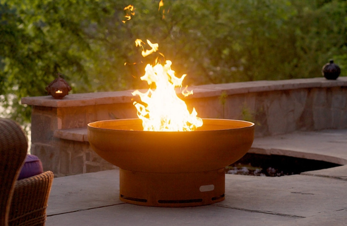 Fire Pit Art-Low Boy Steel Fire Pit
