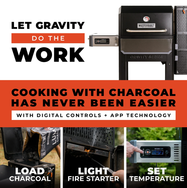 Masterbuilt-Gravity Series 800 Digital Charcoal Grill and Griddle