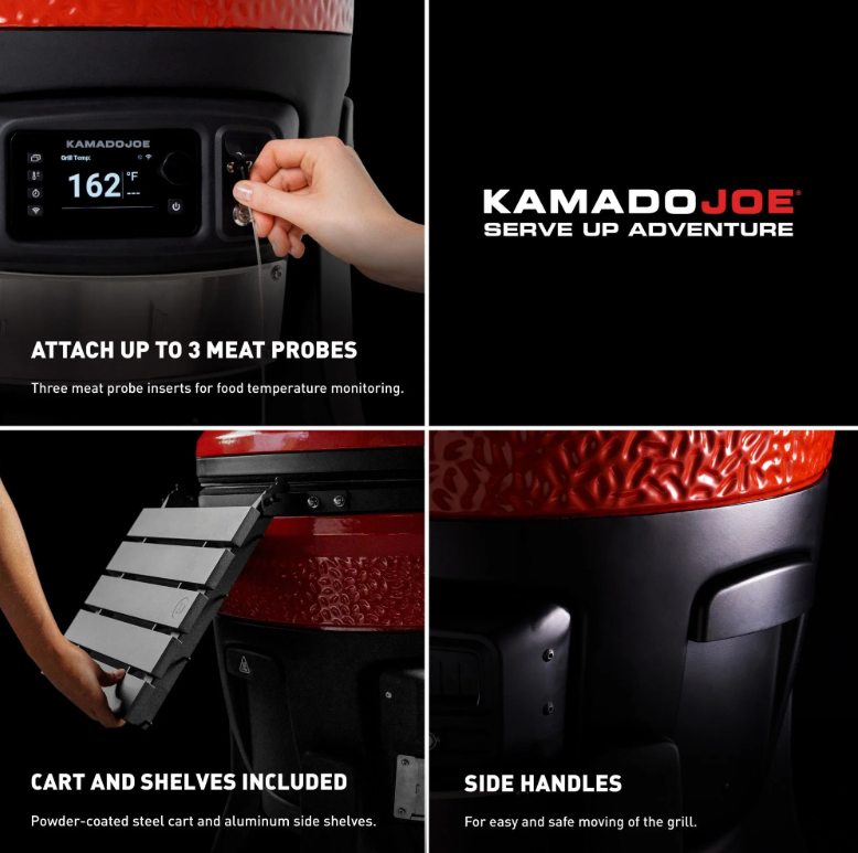 Kamado Joe-Konnected Joe Digital Charcoal Grill and Smoker