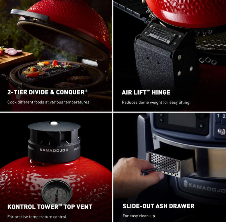 Kamado Joe-Konnected Joe Digital Charcoal Grill and Smoker