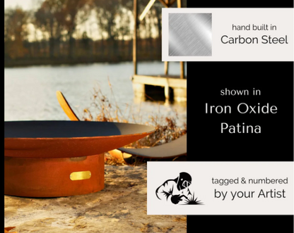 Fire Pit Art-Wok Style Asia Series Steel Fire Pit