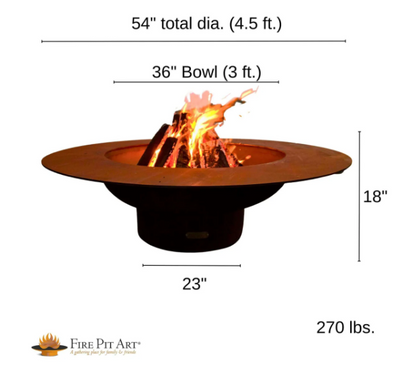 Fire Pit Art-Magnum Steel Fire Pit