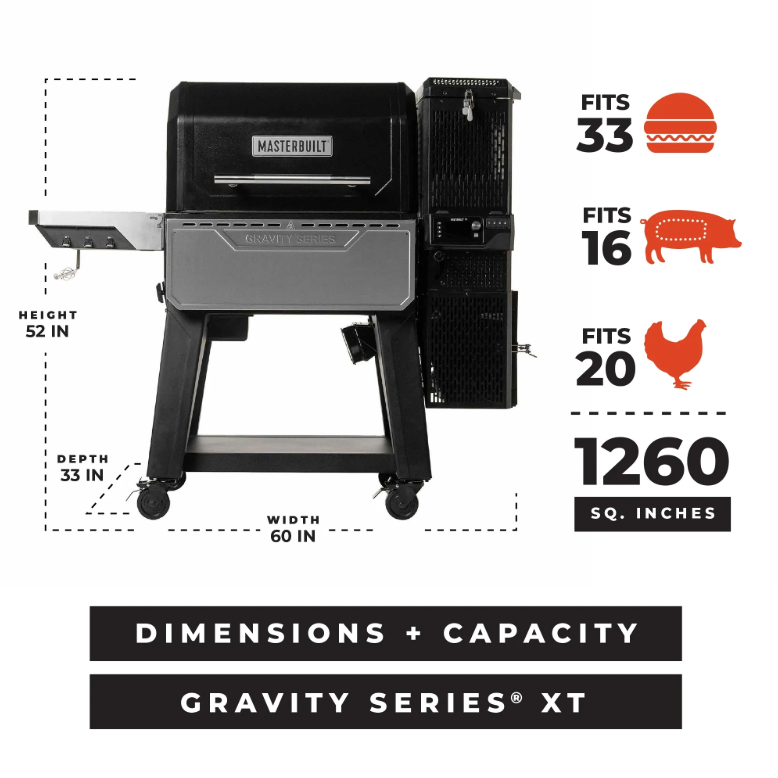 Masterbuilt Gravity Series XT Charcoal Grill & Smoker